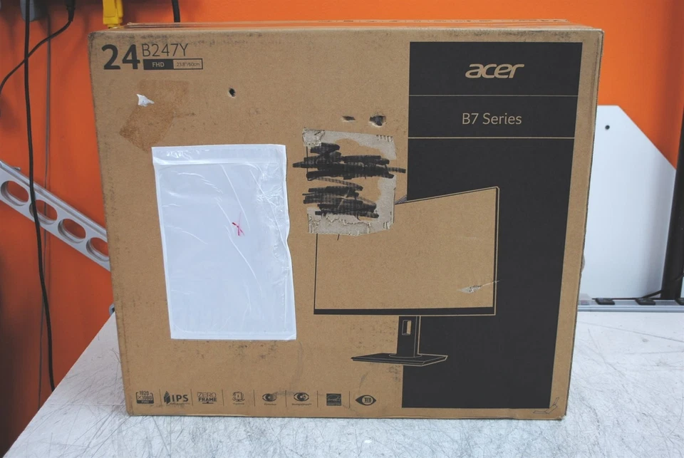 New Acer B247Y 23.8" 1920 x 1080 FHD LCD IPS Monitor Sealed Box  - Image 4 of 4