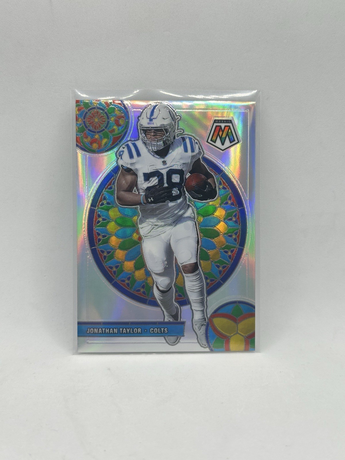 2021 Panini Mosaic #GM-11 Jonathan Taylor Stained Glass Prizm SSP Case Hit Colts