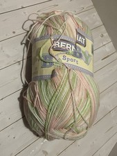 One skein Bernat Baby Sport yarn Candy Baby 9.8 oz.