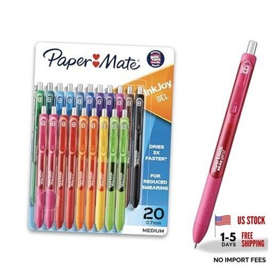 Paper Mate InkJoy Gel Medium Point (0.7mm), 20 Count  1 Count (Pack of 20) Pens