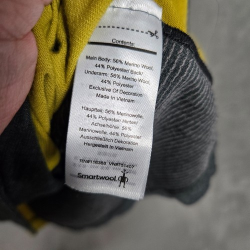 Smartwool Shirt Mens Medium Gray Merino sport 150 1/4 Zip Base Layer Long sleeve - Picture 9 of 11