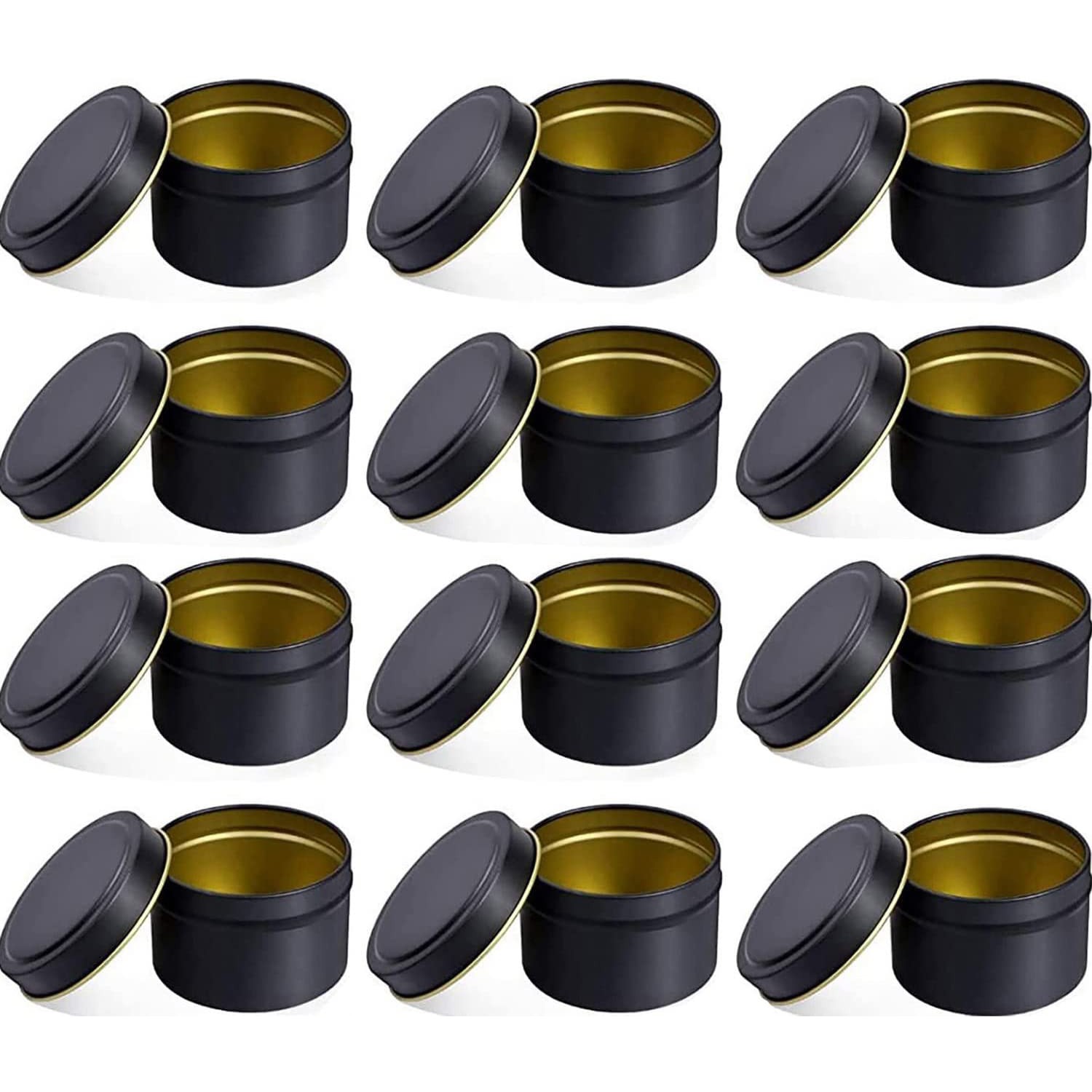 Kerzendose 12 Stück Kerzenbehälter 8 oz Leere Kerzenbehälter für Kerzen Selber