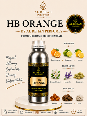 #ad Al Rehan Perfumes HB Orange Attar Perfume Oil Best Long Lasting Citrus Scent Oil $74.40