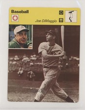 1977-79 Sportscasters Series 02 Lausanne Printed in Japan Joe DiMaggio HOF 0q5