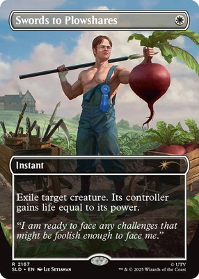 Magic the Gathering MTG Secret Lair x The Office: Dwight's Destiny