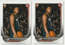 2025-26 Bowman DERIK QUEEN New Orleans Pelicans (2 ROOKIE CARDS) RC #13