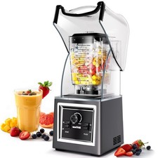 WantJoin Commercial Blenders - Soundproof & Quiet Professional Grade Blender,...
