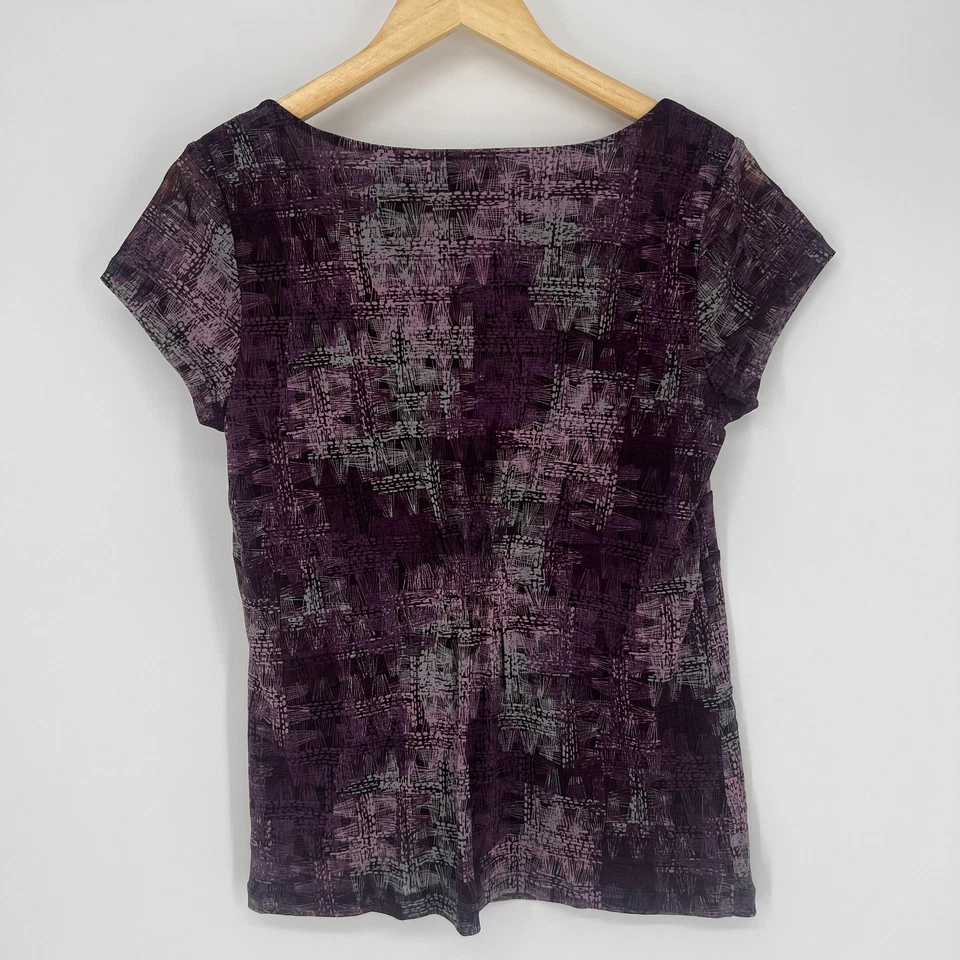 Top Babydoll Vintage Axcess Y2K Mujer L Púrpura Malla Hada Grunge Indie Informal Foto 2 de 4