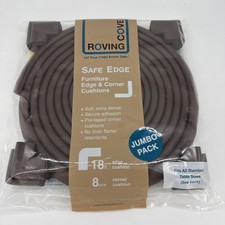 Roving Cove Safe Edge Furniture Edge  Corner Cushions Jumbo Pack Brown