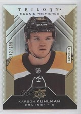2019 Upper Deck Trilogy Rookie Premieres Level 3 142/299 Karson Kuhlman #119 xp6
