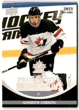 Andrew Gibson 2023-24 UD Team Canada Juniors Prospectus Momentous #PM-9