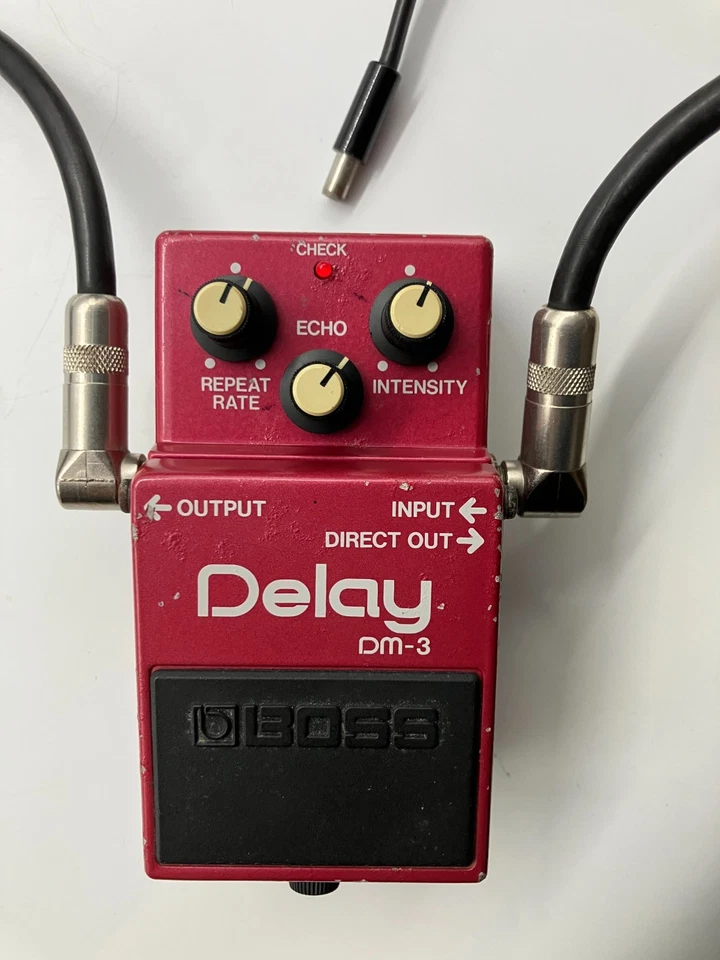 Boss DM-3 Delay 1986 analógico hecho en Japón funcionando 641900 Foto 3 de 4