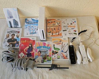 Nintendo Wii Konsole  / 2 Spieler Set /  7 Spiele Getestet