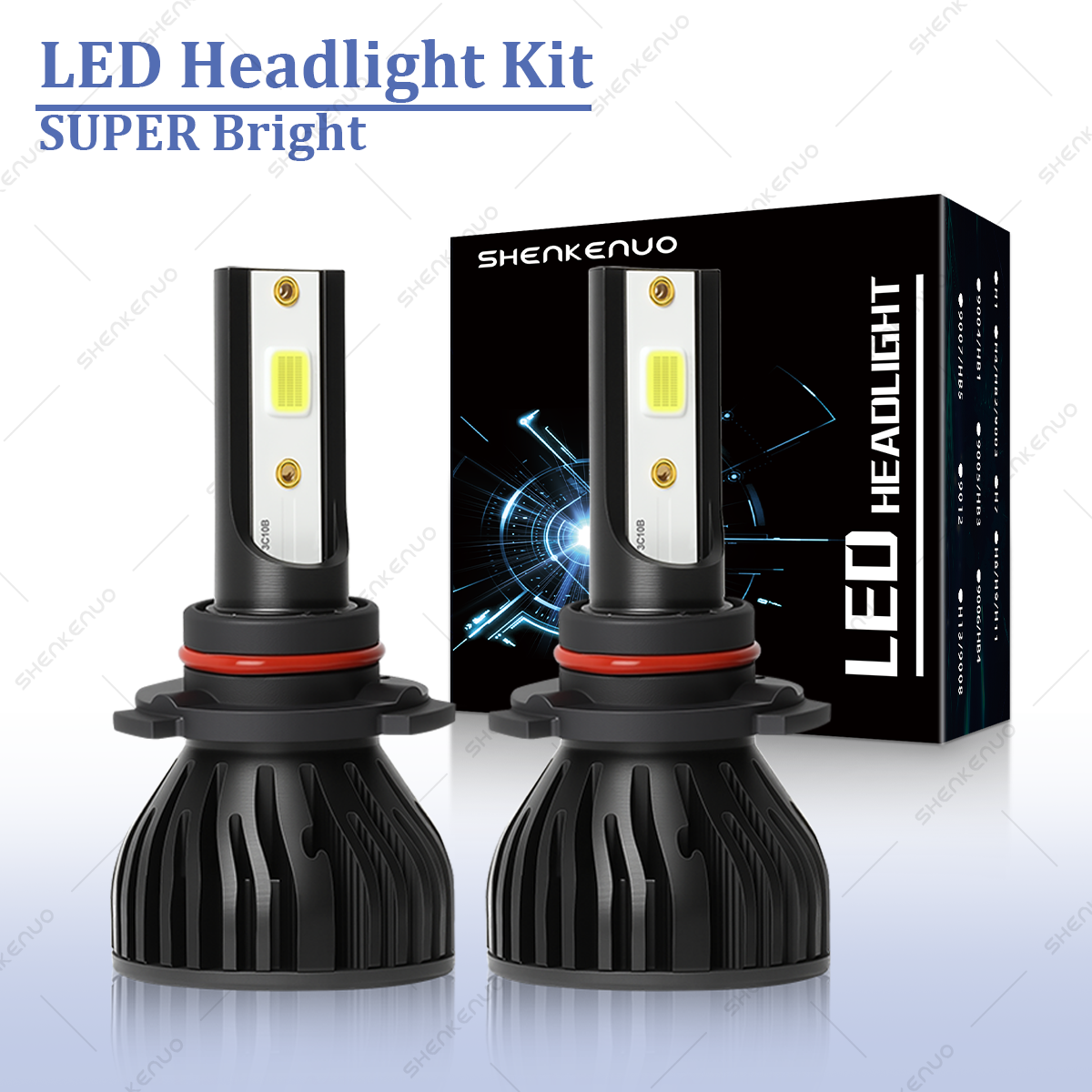 9005 HB3 LED Headlight Super Bright Bulbs kit White 6500K 360000LM