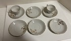 Lefton Fine China , 2 Tea Cups, 6 Saucers, Gold Wheat Pattern, Gold Trim, 1960’s — photo 2