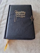 Altes Gesangbuch Evangelischlutherisch von 1883 mit Goldrand Kunstleder Band