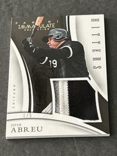 Jose Abreu 2105 Panini Studio Portraits RC #19 - 2 color patch #/10