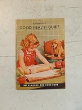 VINTAGE 1957 RAWLEIGH'S GOOD HEALTH GUIDE ALMANAC AND COOK BOOK