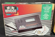 VINTAGE 1989 Fidelity Electronics Bridge Challenger Computer 7017 Handheld Game