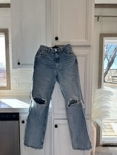 ZARA Women  s Jeans Wide Leg, Highwaisted