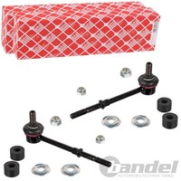 2X Febi Bilstein Koppelstangen Hinten Beidseitig Passend FÜR Hyundai Terracan