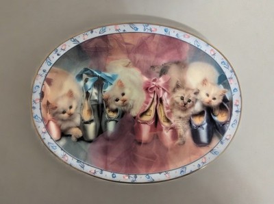 Danbury Mint Prima Ballerinas Kitten Collector Plate  'Opening Night'