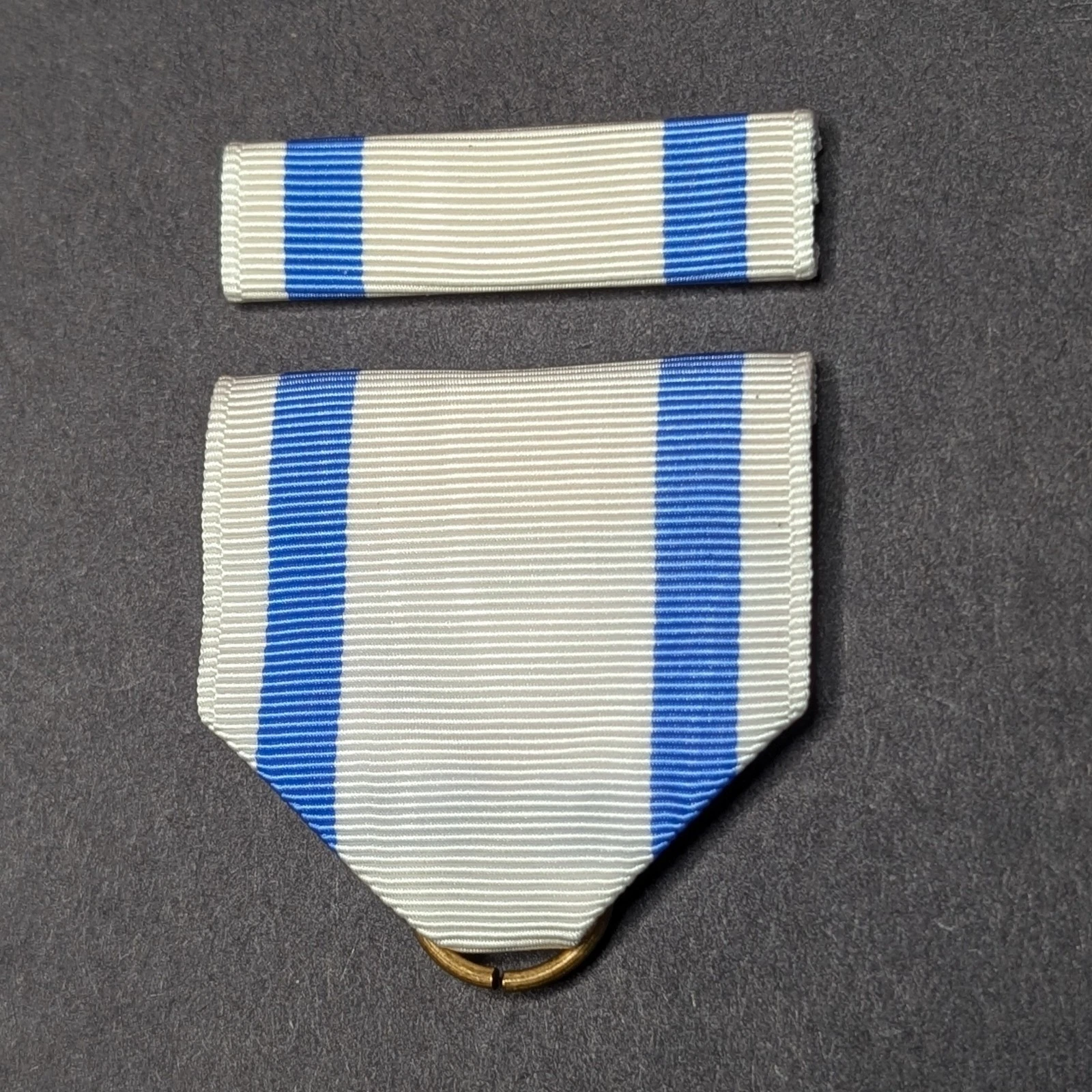 Replacement Drape and Service Ribbon for Texas Navy Association Admiral Medal
