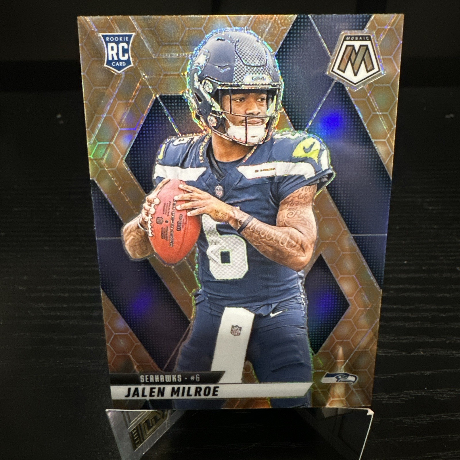 2025 Panini Mosaic Jalen Milroe RC Honeycomb #322