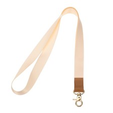 Neck Lanyard, 1 Set Long ID Badge Lanyard with Lobster Clasp, Beige