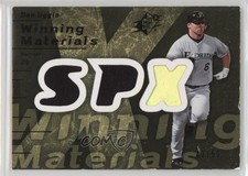 2007 SPx Winning Materials Dual Gold 43/50 Dan Uggla #WM-DU 4e8