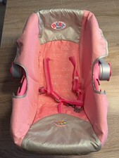 Baby Born Puppen-Autositz / Babyschale mit Tragegriff – rosa