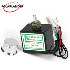12V Car A/C Electronic Thermostat Temperature Control Auto Access Adjustable 10A
