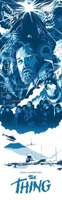 The Thing Movie Film Metallic Variant Edition Fine Giclee Print 12x36
