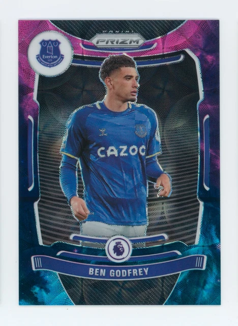 2021-22 Ben Godfrey Panini Prizm Choice Nebula Everton Soccer Card 1/1