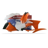 Kit Plastica Komplett Polisport Ktm FüR Motorrad Ersatzteile ZubehöR