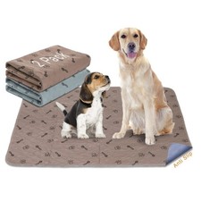 Peepeego 2Pack 36x36 Dog Pads Washable and Free Dog Comb, Reusable Puppy Pads...