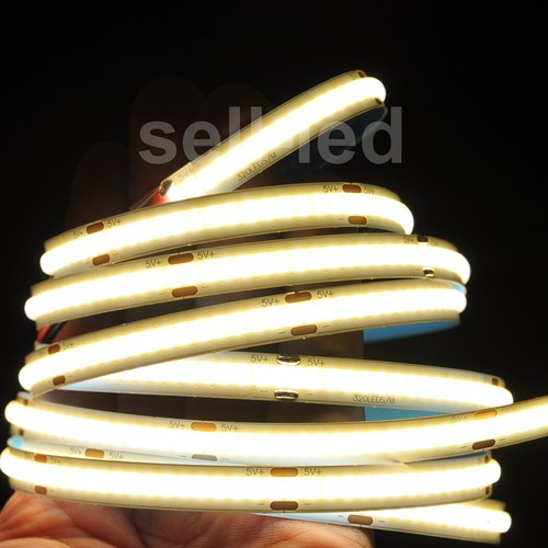 DC12V/24V Cob Led Strip Cool White Color Flexible Light Bar 312/320/480/528 Leds - Picture 13 of 13