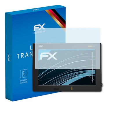 atFoliX Schutzfolie für Blackmagic Design Video Assist 7 12G HDR klar