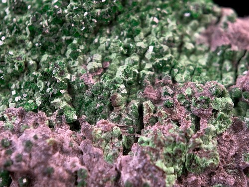 UVAROVITE Racimo de Cristal Crudo Druzy - Calcio Cromo Verde Granate Piedra, 51680 - Imagen 6 de 7