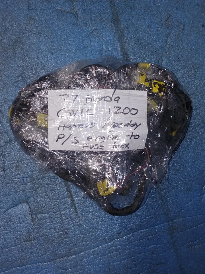 Harness, Engine Wiring,  1975 1976 1977 1978 1979 Honda Civic 1200 Foto 4 de 4