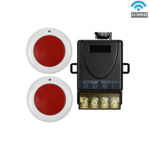 433MHz DC 12V/24V/72V Remote Control Switch 1CH RF Relay Receiver For LED Light - Picture 9 of 24