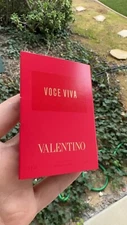 VOCE VIVA by Valentino EAU DE PARFUM Carded SAMPLE Spray Vial, .04oz/1.2ml NEW