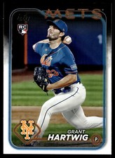 2024 Topps #130 Grant Hartwig Rookie New York Mets