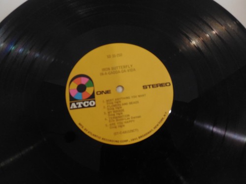 Iron Butterfly – In-A-Gadda-Da-Vida, 1968 LP ATCO SD 33-250 Tested Record - Imagen 4 de 13