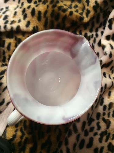 Hand Blown Art Glass Small Pitcher Marsala Pink ,Vintage,Size of a Cream Pitcher - Bild 8 von 12