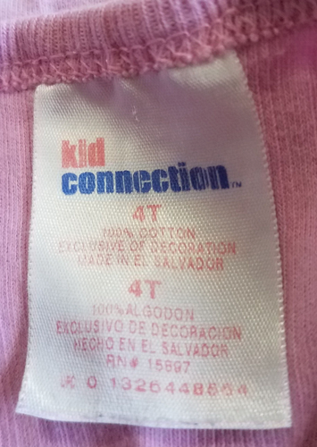 Girls 2 Pc Outfit - Sz 4, 4T, Pink, Floral, Kid Connection, Paisley, Summer - Picture 4 of 6