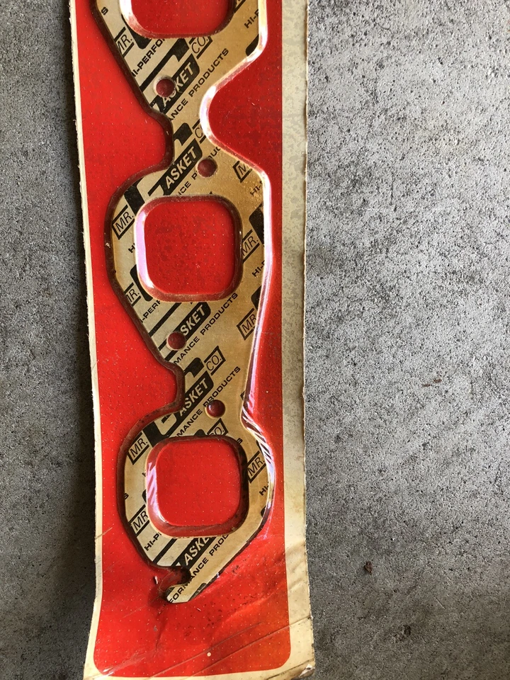 Lote de 2 juntas de escape Mr Gasket novo na caixa vintage 154 Chevy 396 427 454 - Imagem 3 de 4