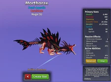 Morthorax Species | Creatures of Sonaria | Roblox