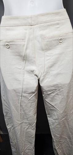 Armani Exchange Damenhose aus elfenbeinfarbenem Leinen verzierte Seite, Tasche ~ 6 M3020 - Bild 9 von 22