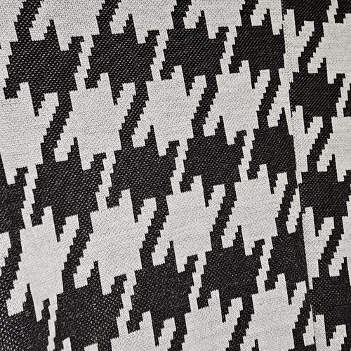 New Directions Jacket Womens Large Black White Houndstooth Open Front Long Sleev - Picture 9 of 12